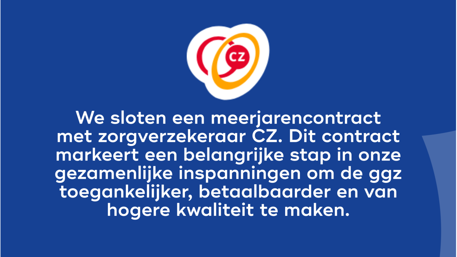 samenwerking CZ