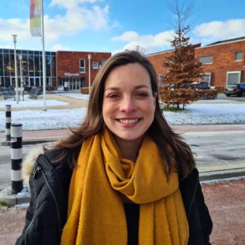 Julie buiten 